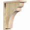 Ekena Millwork Yorktown Rough Sawn Corbel w/Backplate, Douglas Fir, 6"W x 14"D x 18"H COR06X14X18YOR01RDF - alternate 1